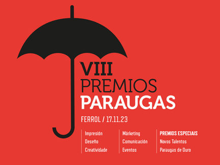 Ferrol se convierte en la sede de la VIII edición de los Premios Paraugas el próximo 17 de noviembre